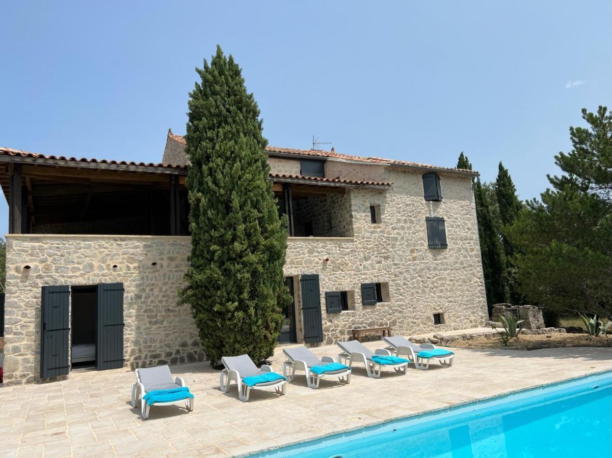 Luxurious Family House With Pool In Ardeche. Βίλα Les Vans Εξωτερικό φωτογραφία